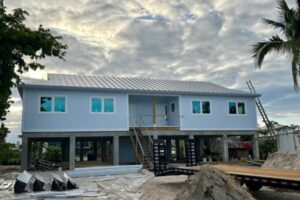 Duplex under construction-New Home Construction In SW Florida For Flood Protection-Richardson Custom Homes-Fort Myers-600x400jpg